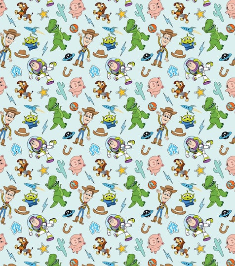 Disney® Toy Story Icon Packed Cotton Fabric